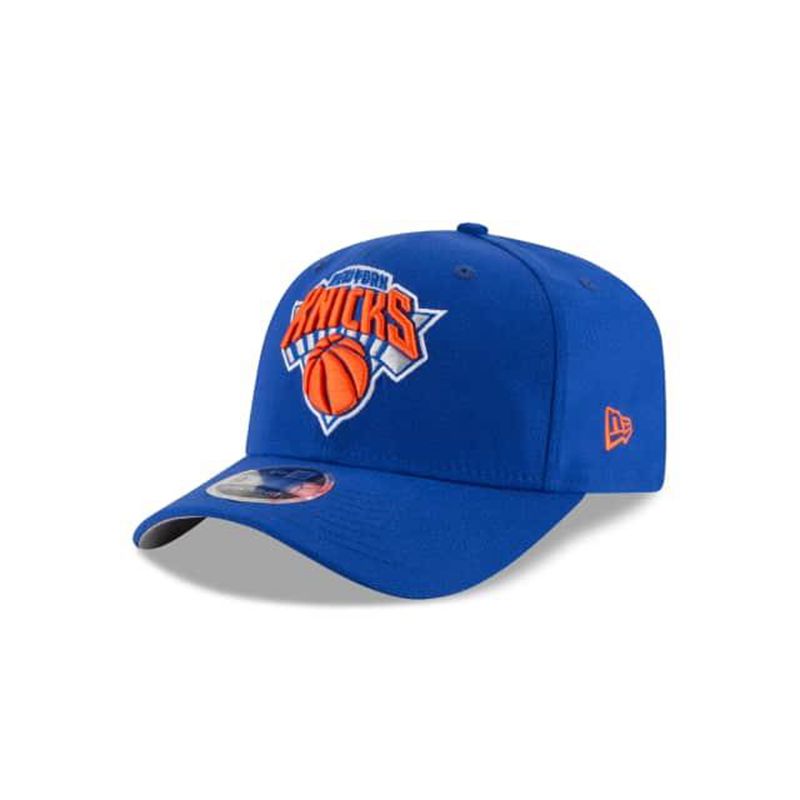 NBA New York Knicks Stretch Snap 9Fifty Snapback (CVZ5037) - Blue New Era Caps